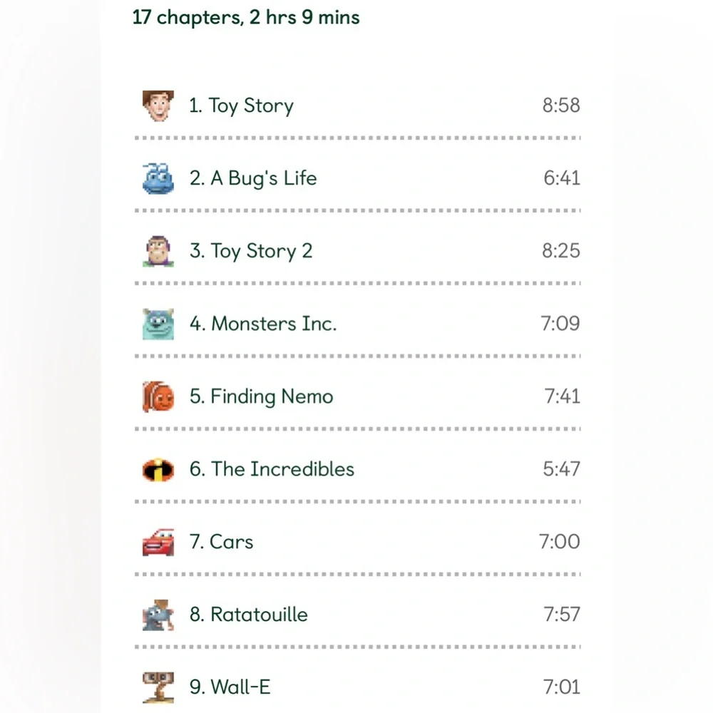 Yoto Pixar Storybook Collection Audio Card